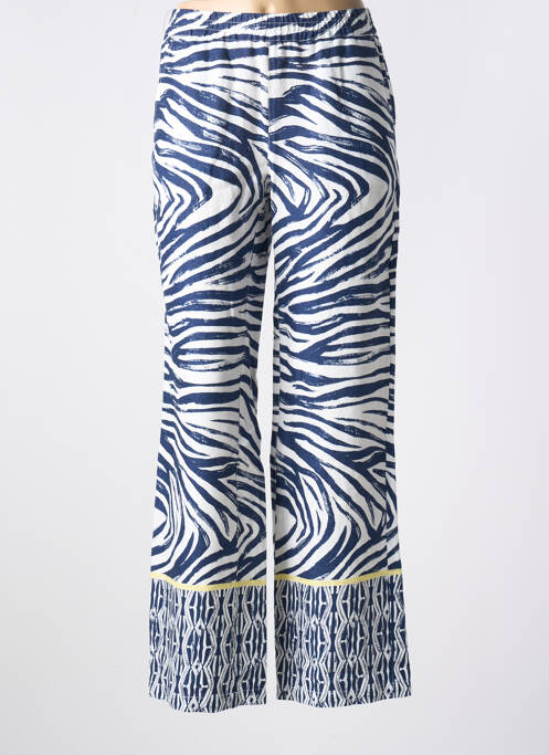 Pantalon droit bleu ANNA MONTANA pour femme