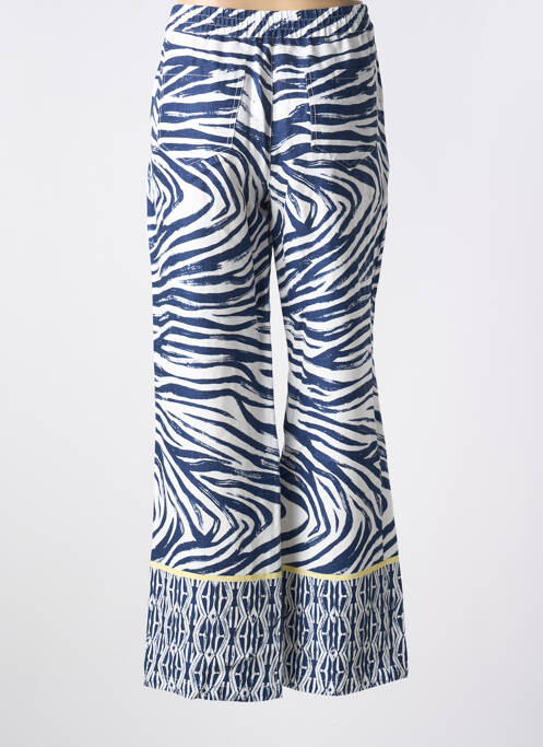 Pantalon droit bleu ANNA MONTANA pour femme