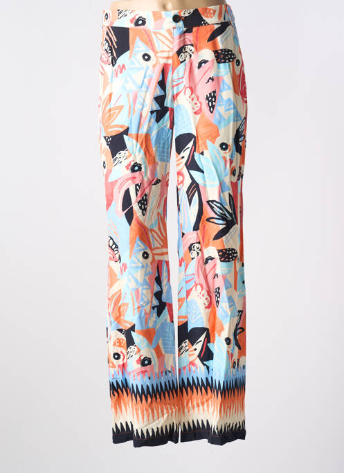 Pantalon droit bleu ANNA MONTANA pour femme