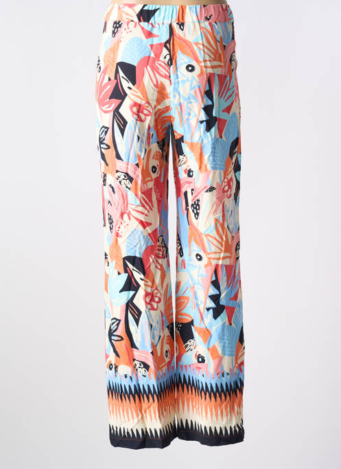 Pantalon droit bleu ANNA MONTANA pour femme