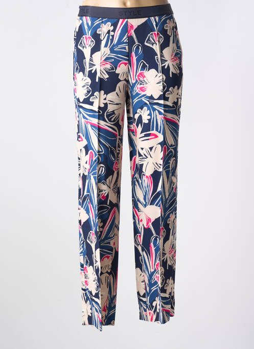 Pantalon droit bleu ANNA MONTANA pour femme