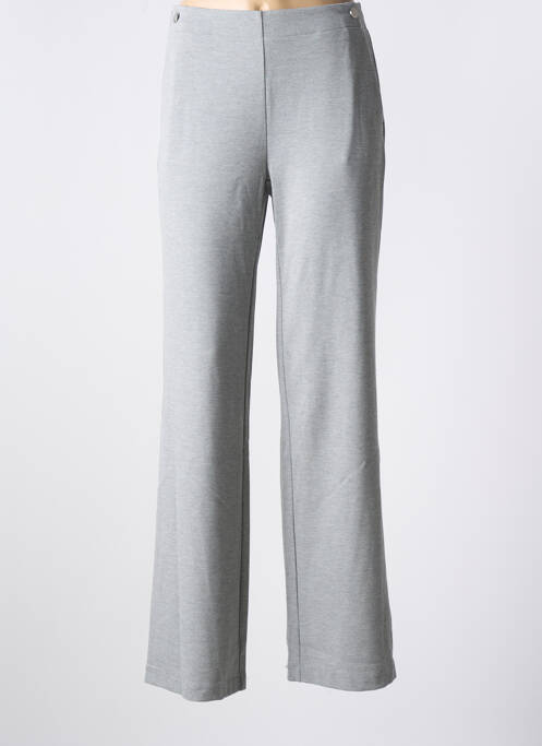 Pantalon droit gris ANNA MONTANA pour femme