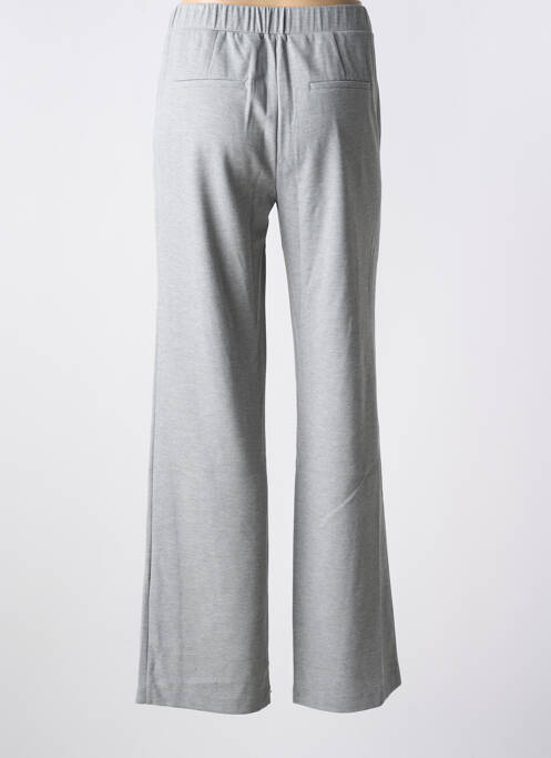 Pantalon droit gris ANNA MONTANA pour femme