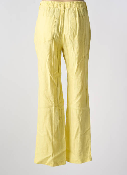 Pantalon droit jaune ANNA MONTANA pour femme