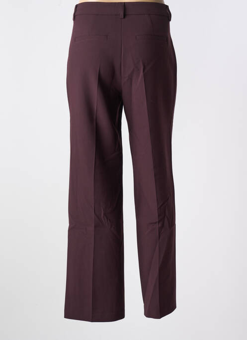 Pantalon droit violet ANNA MONTANA pour femme