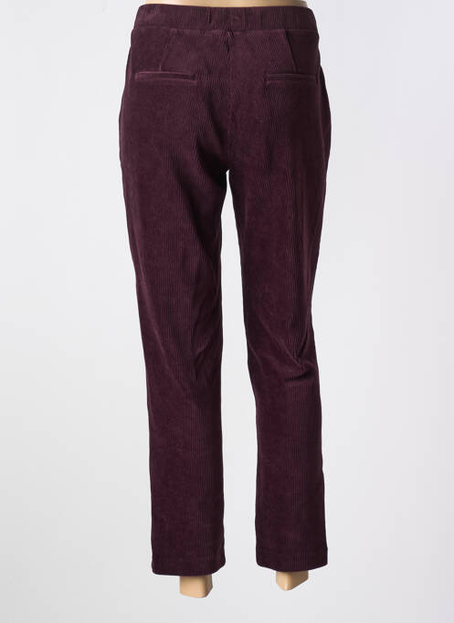 Pantalon droit violet ANNA MONTANA pour femme