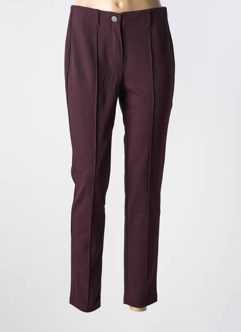 Pantalon slim violet ANNA MONTANA pour femme
