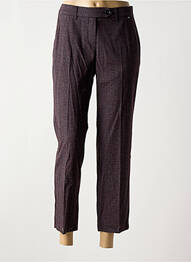 Pantalon 7/8 taille à pinces taille normale violet ANNA MONTANA femme