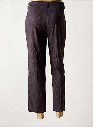 Pantalon 7/8 taille à pinces taille normale violet ANNA MONTANA femme
