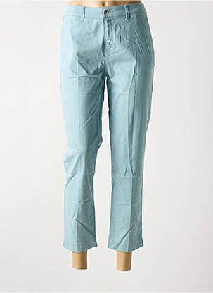 Pantalon 7/8 taille à pinces taille normale vert ANNA MARIA femme