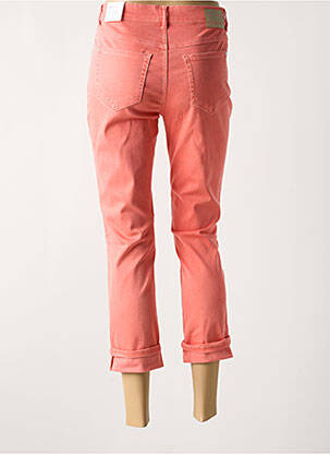 Pantacourt stretch taille normale orange ANNA MONTANA femme