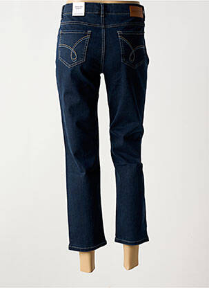 Jeans coupe slim tissage brut taille normale bleu ANNA MONTANA femme