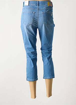 Jeans coupe slim stretch taille normale bleu ANNA MONTANA femme