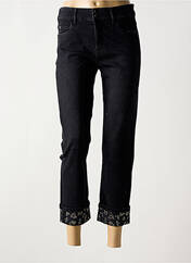 Jeans coupe droite noir ANNA MONTANA pour femme seconde vue