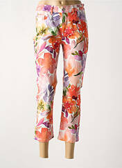 Pantacourt orange ANNA MONTANA pour femme seconde vue