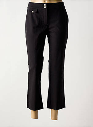 Pantalon 7/8 noir ANNA MONTANA pour femme