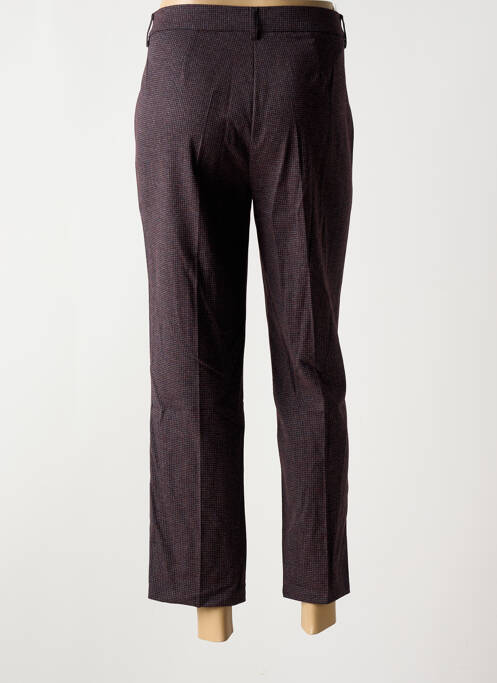 Pantalon 7/8 taille à pinces taille normale violet ANNA MONTANA femme