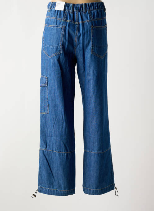 Jeans coupe droite bleu ANNA MONTANA femme