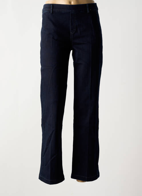 Jeans coupe droite bleu ANNA MONTANA pour femme