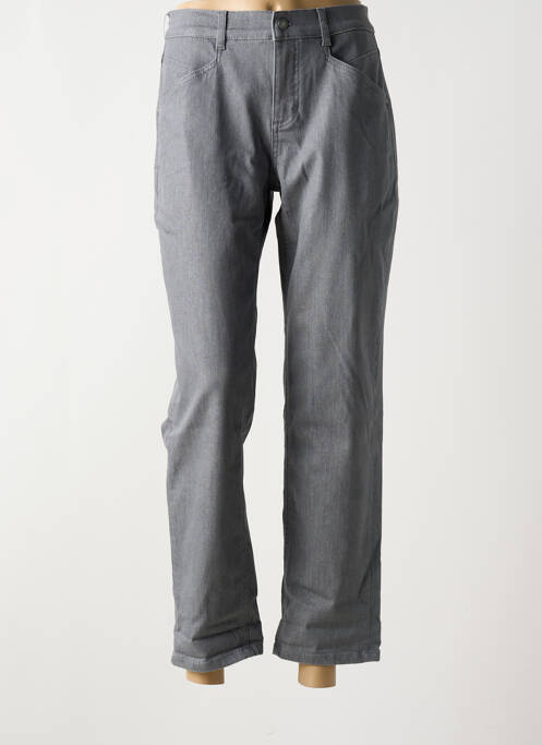 Jeans coupe droite gris ANNA MONTANA pour femme