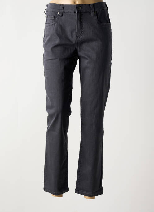 Jeans coupe droite noir ANNA MONTANA pour femme