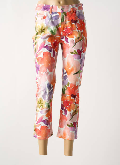 Pantacourt orange ANNA MONTANA pour femme