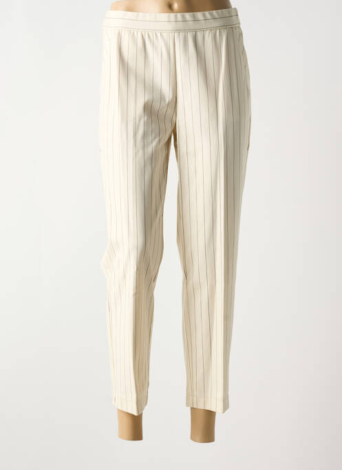 Pantalon 7/8 beige ANNA MONTANA pour femme