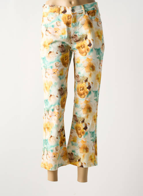 Pantalon 7/8 beige ANNA MONTANA pour femme