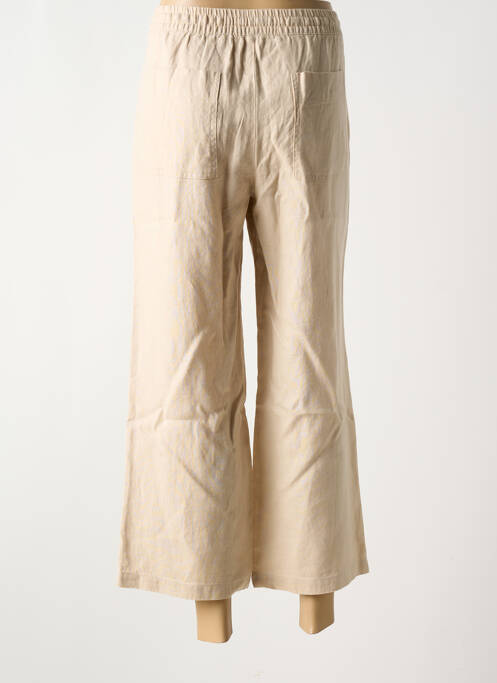 Pantalon 7/8 beige ANNA MONTANA pour femme