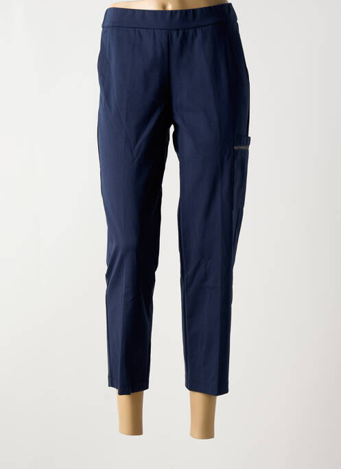 Pantalon 7/8 bleu ANNA MONTANA pour femme