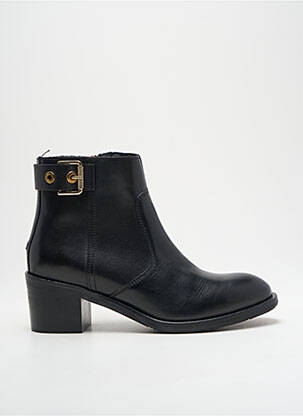 Bottines/boots matière lisse talon de 4 à 6cm noir TOMMY HILFIGER femme
