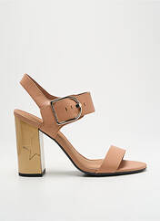 Sandales/Nu pieds beige TOMMY HILFIGER pour femme seconde vue