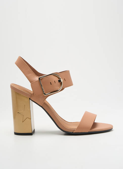 Sandales/Nu pieds beige TOMMY HILFIGER pour femme