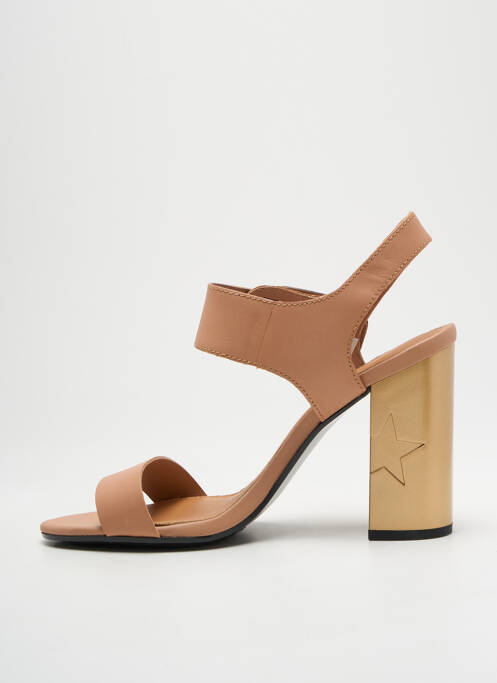 Sandales/Nu pieds beige TOMMY HILFIGER pour femme