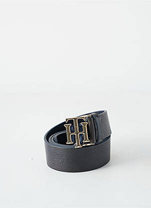 Ceinture effet matière satinée bleu TOMMY HILFIGER femme