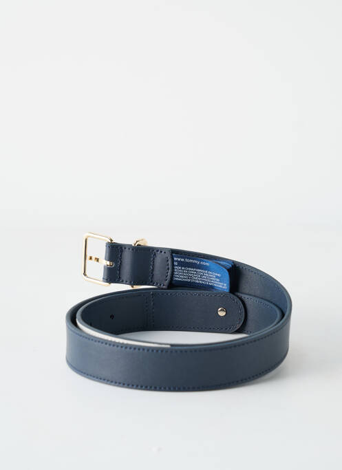 Ceinture effet matière satinée bleu TOMMY HILFIGER femme