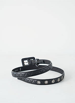 Ceinture effet matière satinée noir ARMANI femme