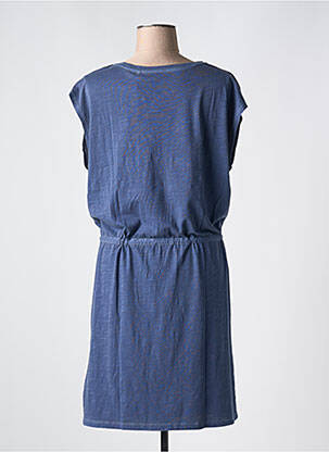 Robe mi-longue manches courtes manches courtes bleu GANT femme
