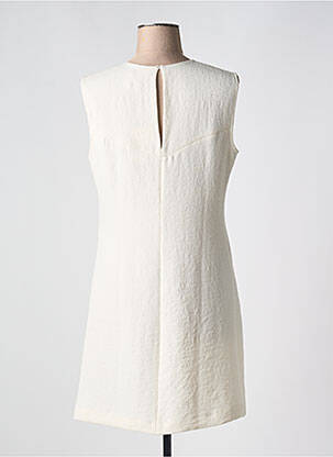 Robe mi-longue sans manche sans manche blanc PABLO femme