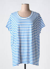 T-shirt coupe droite manches courtes bleu CLOSED femme