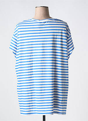T-shirt coupe droite manches courtes bleu CLOSED femme