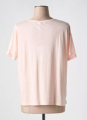 T-shirt coupe droite manches courtes rose CLOSED femme