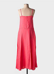 Robe longue rose ZYGA pour femme seconde vue