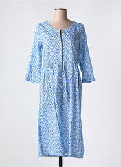 Robe mi-longue bleu CHICOSOLEIL pour femme seconde vue