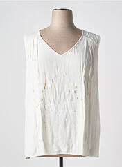 Top blanc SIGNE NATURE pour femme seconde vue