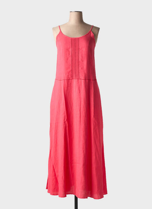 Robe longue rose ZYGA pour femme