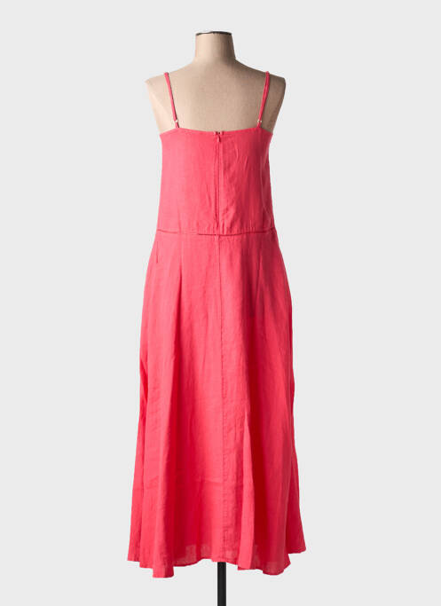 Robe longue rose ZYGA pour femme