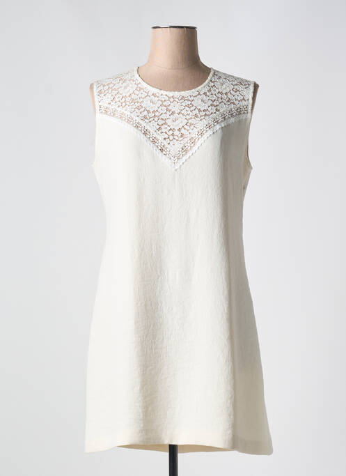 Robe mi-longue blanc PABLO pour femme