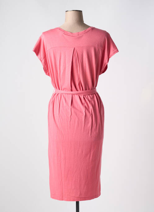 Robe mi-longue rose GANT pour femme