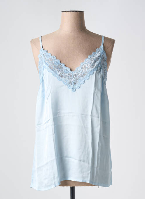 Top bleu SIGNE NATURE pour femme